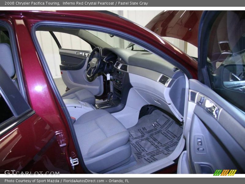 Inferno Red Crystal Pearlcoat / Pastel Slate Gray 2008 Chrysler Pacifica Touring