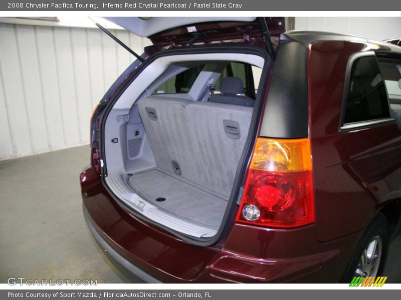Inferno Red Crystal Pearlcoat / Pastel Slate Gray 2008 Chrysler Pacifica Touring