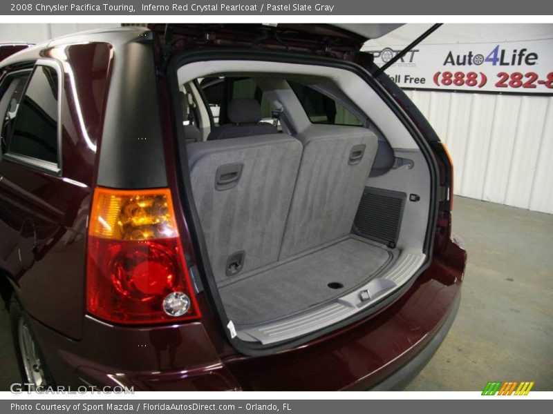 Inferno Red Crystal Pearlcoat / Pastel Slate Gray 2008 Chrysler Pacifica Touring