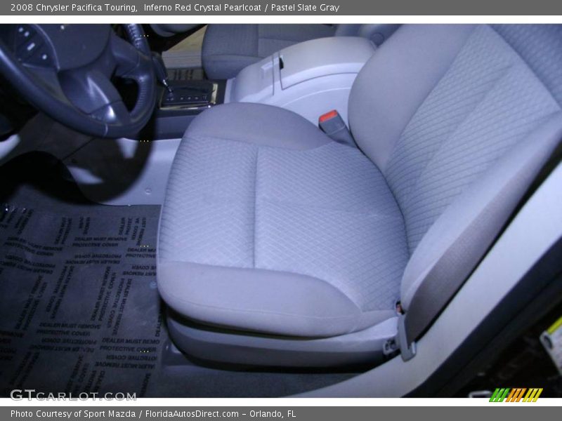 Inferno Red Crystal Pearlcoat / Pastel Slate Gray 2008 Chrysler Pacifica Touring