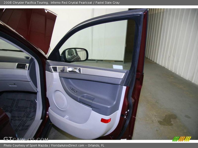 Inferno Red Crystal Pearlcoat / Pastel Slate Gray 2008 Chrysler Pacifica Touring