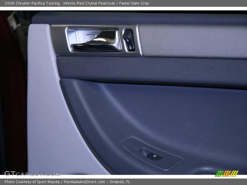 Inferno Red Crystal Pearlcoat / Pastel Slate Gray 2008 Chrysler Pacifica Touring