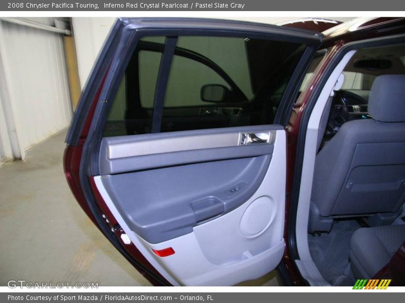 Inferno Red Crystal Pearlcoat / Pastel Slate Gray 2008 Chrysler Pacifica Touring