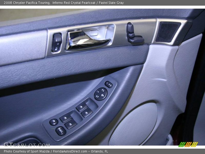 Inferno Red Crystal Pearlcoat / Pastel Slate Gray 2008 Chrysler Pacifica Touring