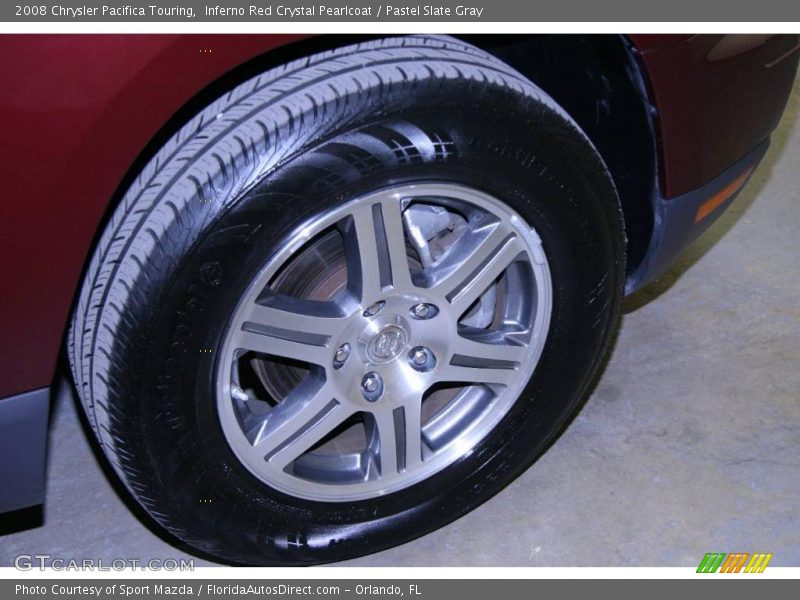 Inferno Red Crystal Pearlcoat / Pastel Slate Gray 2008 Chrysler Pacifica Touring