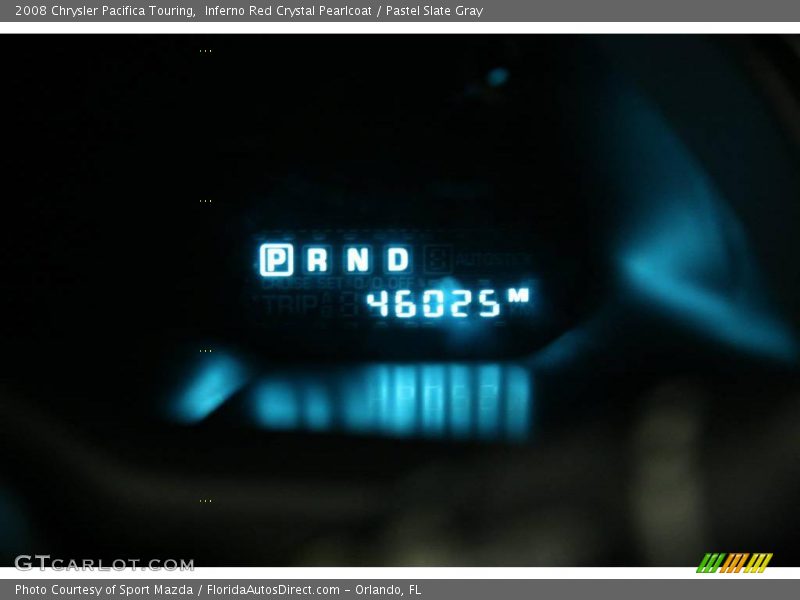 Inferno Red Crystal Pearlcoat / Pastel Slate Gray 2008 Chrysler Pacifica Touring