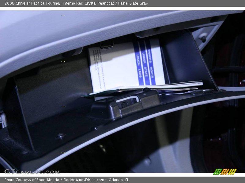 Inferno Red Crystal Pearlcoat / Pastel Slate Gray 2008 Chrysler Pacifica Touring