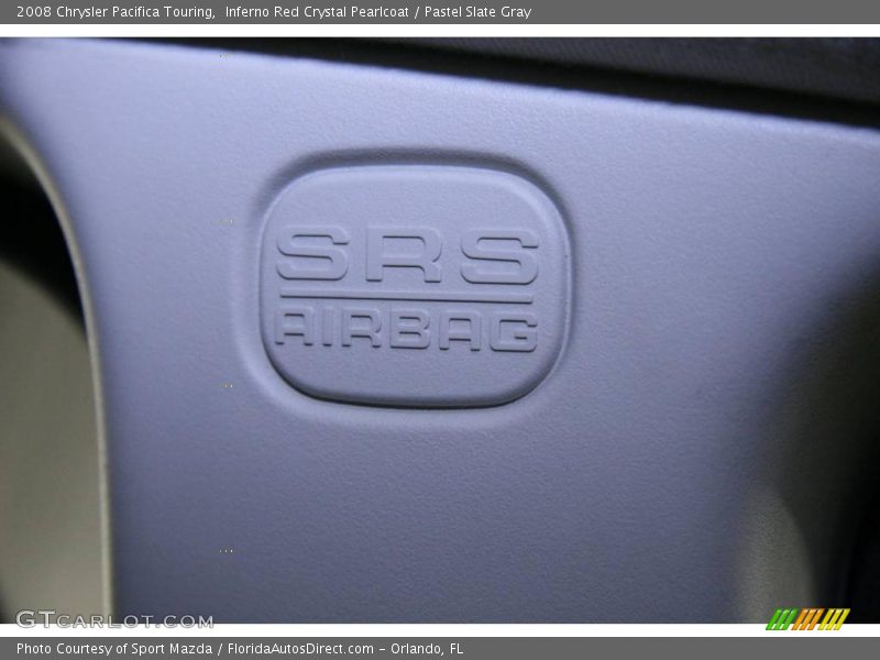 Inferno Red Crystal Pearlcoat / Pastel Slate Gray 2008 Chrysler Pacifica Touring