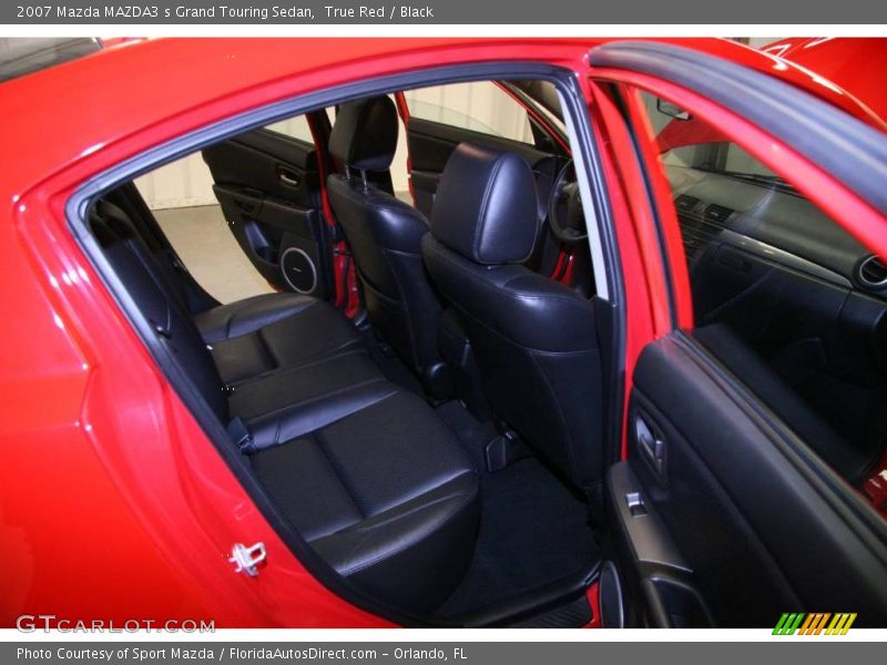 True Red / Black 2007 Mazda MAZDA3 s Grand Touring Sedan