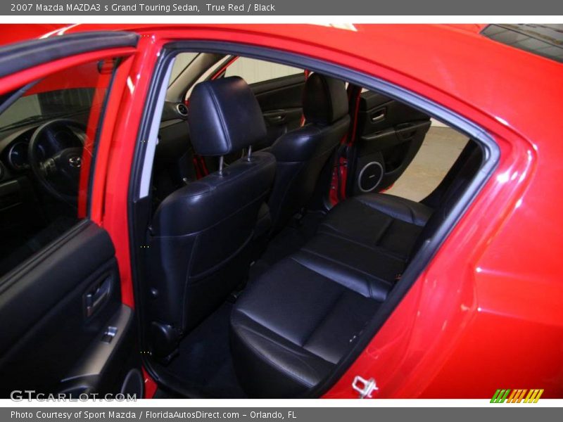 True Red / Black 2007 Mazda MAZDA3 s Grand Touring Sedan