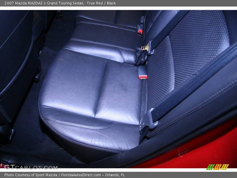 True Red / Black 2007 Mazda MAZDA3 s Grand Touring Sedan