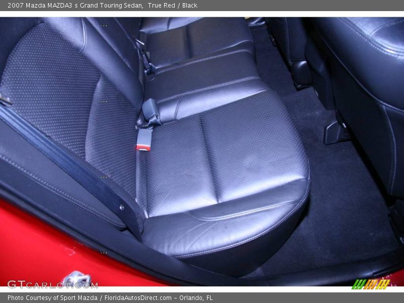 True Red / Black 2007 Mazda MAZDA3 s Grand Touring Sedan