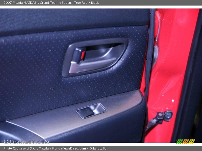 True Red / Black 2007 Mazda MAZDA3 s Grand Touring Sedan