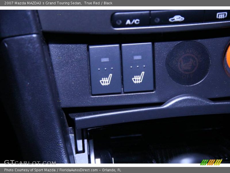 True Red / Black 2007 Mazda MAZDA3 s Grand Touring Sedan