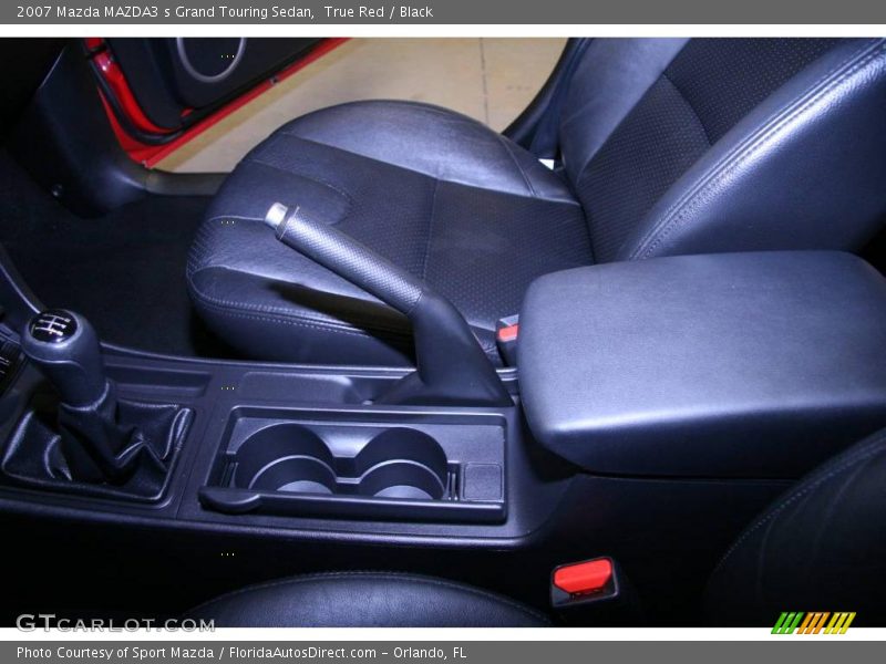True Red / Black 2007 Mazda MAZDA3 s Grand Touring Sedan