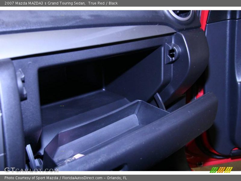 True Red / Black 2007 Mazda MAZDA3 s Grand Touring Sedan