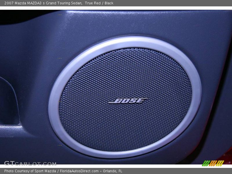 True Red / Black 2007 Mazda MAZDA3 s Grand Touring Sedan