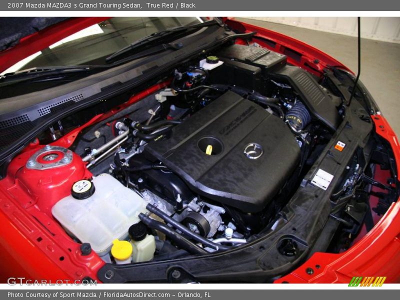 True Red / Black 2007 Mazda MAZDA3 s Grand Touring Sedan