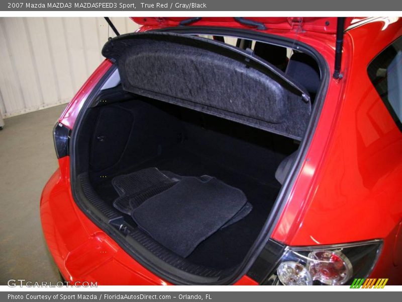 True Red / Gray/Black 2007 Mazda MAZDA3 MAZDASPEED3 Sport