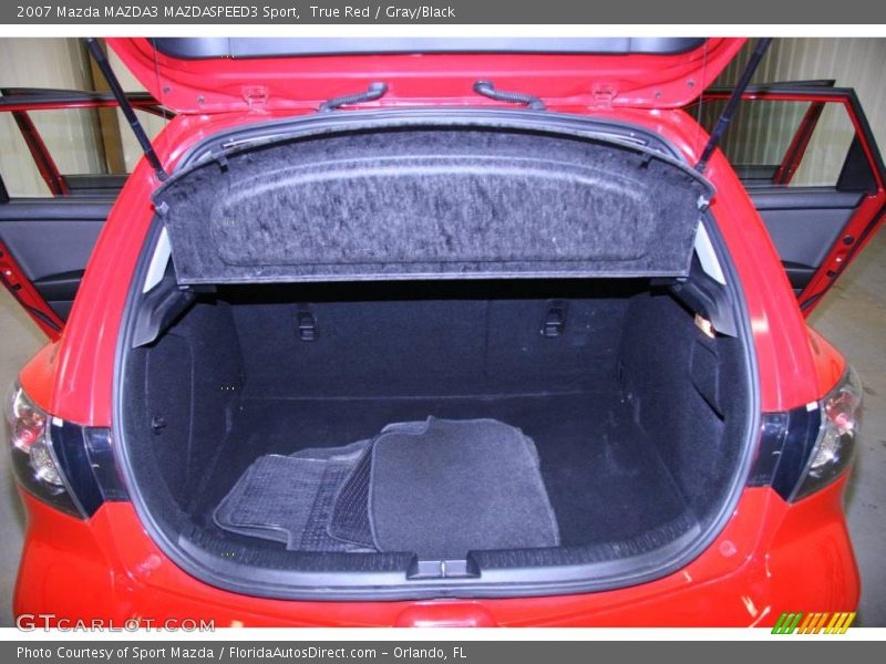 True Red / Gray/Black 2007 Mazda MAZDA3 MAZDASPEED3 Sport