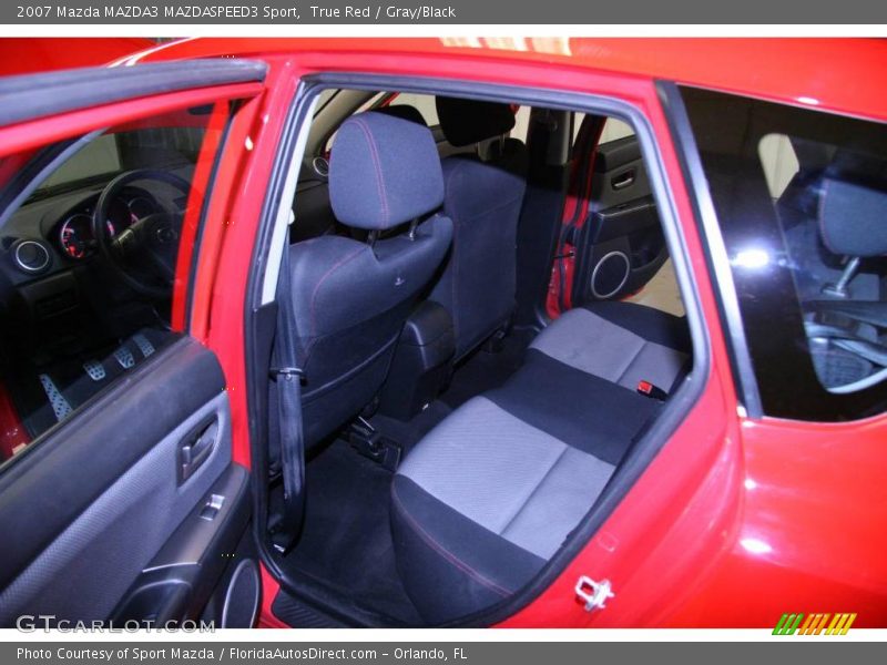 True Red / Gray/Black 2007 Mazda MAZDA3 MAZDASPEED3 Sport