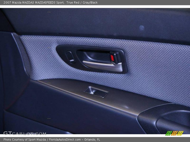 True Red / Gray/Black 2007 Mazda MAZDA3 MAZDASPEED3 Sport