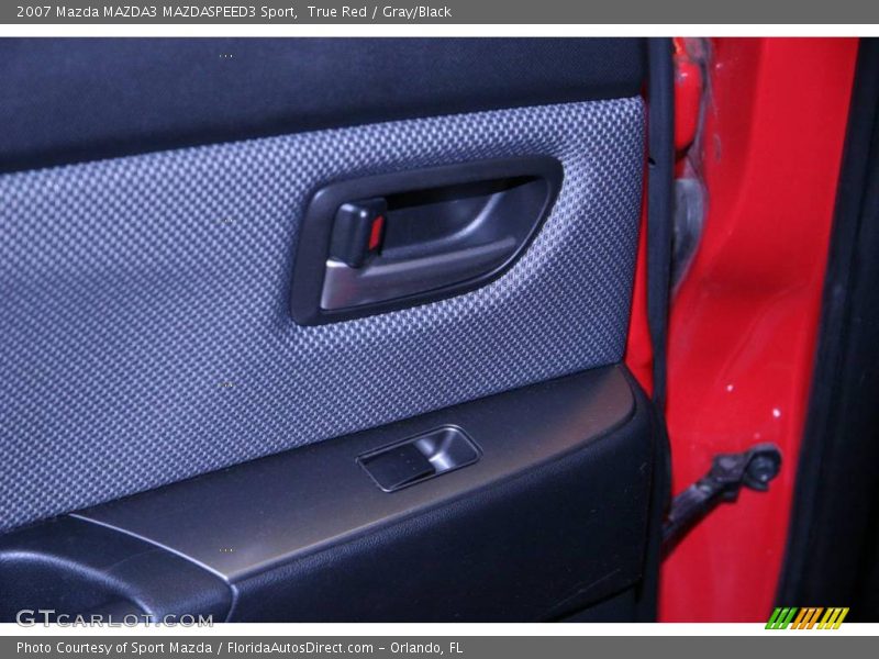 True Red / Gray/Black 2007 Mazda MAZDA3 MAZDASPEED3 Sport
