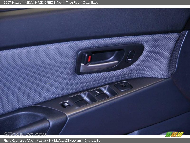 True Red / Gray/Black 2007 Mazda MAZDA3 MAZDASPEED3 Sport