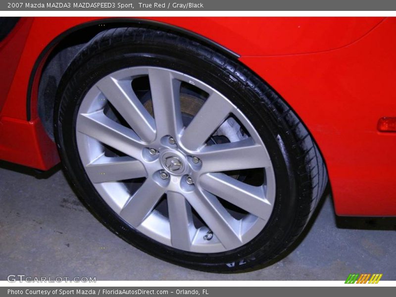 True Red / Gray/Black 2007 Mazda MAZDA3 MAZDASPEED3 Sport