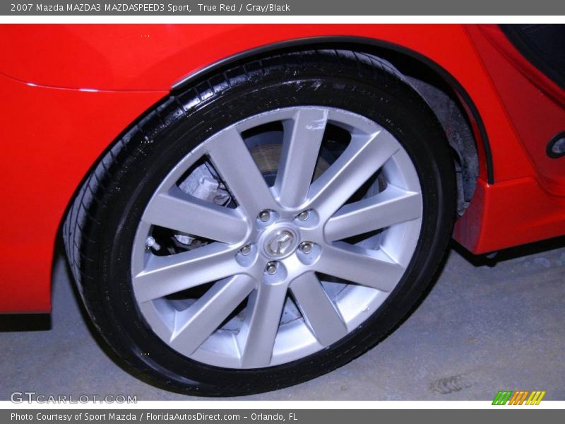 True Red / Gray/Black 2007 Mazda MAZDA3 MAZDASPEED3 Sport