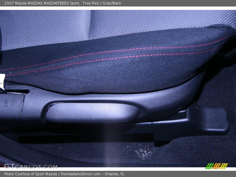 True Red / Gray/Black 2007 Mazda MAZDA3 MAZDASPEED3 Sport
