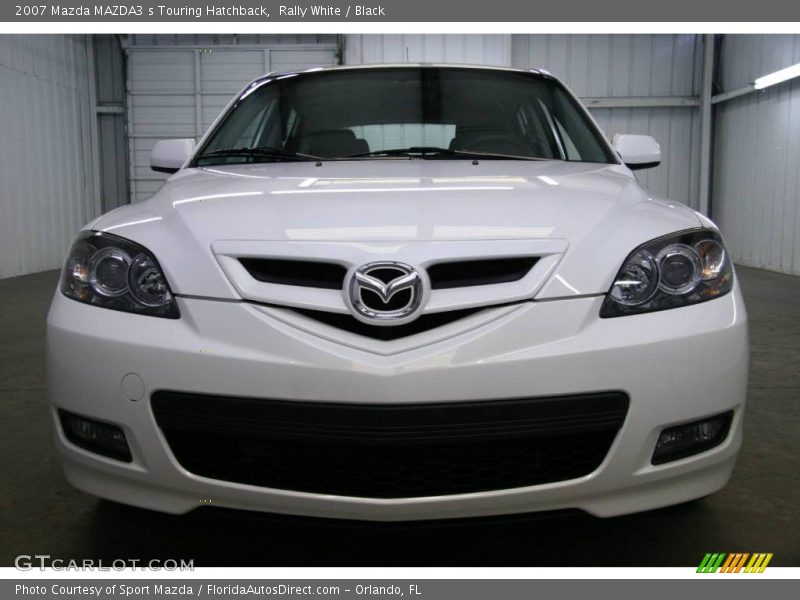 Rally White / Black 2007 Mazda MAZDA3 s Touring Hatchback