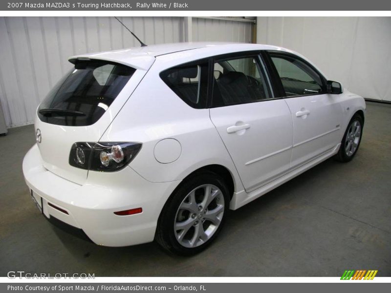 Rally White / Black 2007 Mazda MAZDA3 s Touring Hatchback