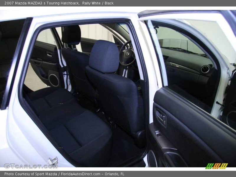 Rally White / Black 2007 Mazda MAZDA3 s Touring Hatchback