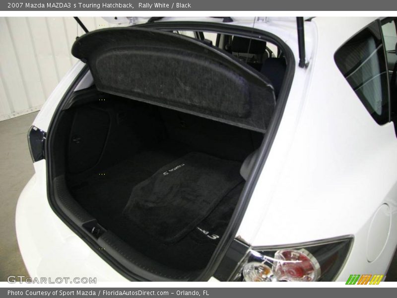 Rally White / Black 2007 Mazda MAZDA3 s Touring Hatchback