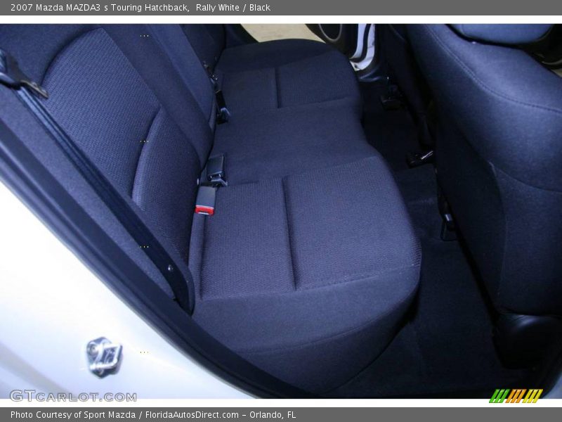 Rally White / Black 2007 Mazda MAZDA3 s Touring Hatchback