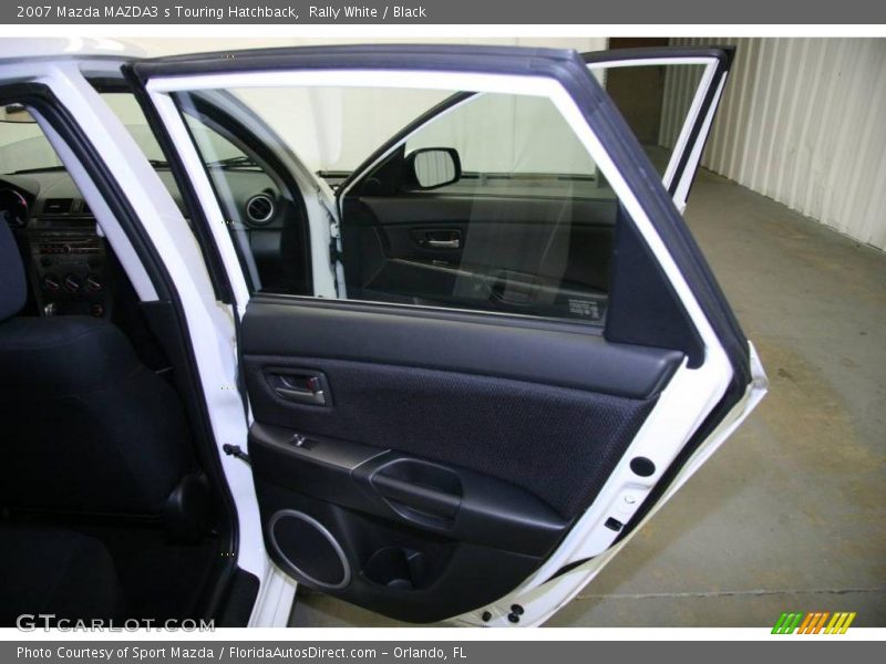 Rally White / Black 2007 Mazda MAZDA3 s Touring Hatchback