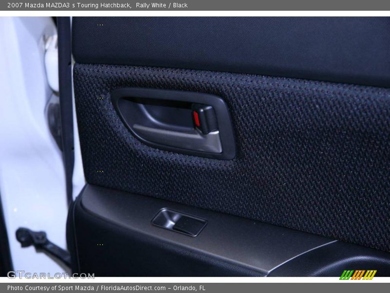 Rally White / Black 2007 Mazda MAZDA3 s Touring Hatchback