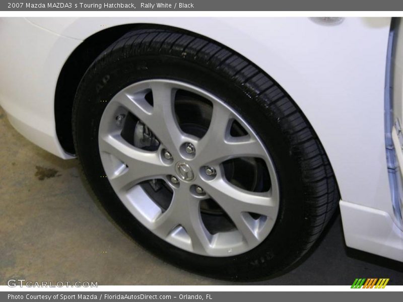Rally White / Black 2007 Mazda MAZDA3 s Touring Hatchback