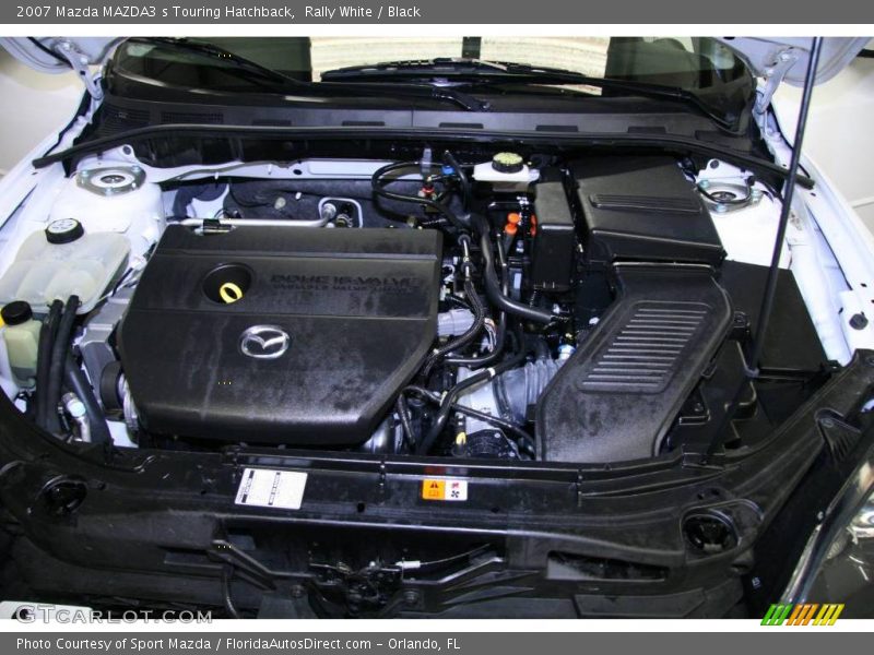 Rally White / Black 2007 Mazda MAZDA3 s Touring Hatchback