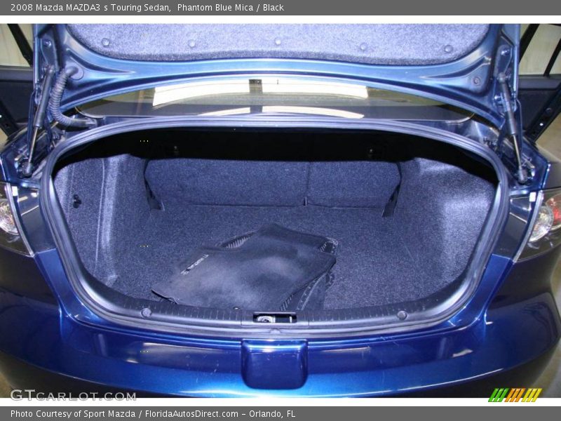 Phantom Blue Mica / Black 2008 Mazda MAZDA3 s Touring Sedan