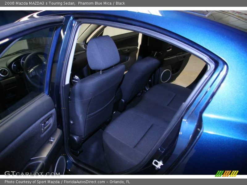 Phantom Blue Mica / Black 2008 Mazda MAZDA3 s Touring Sedan