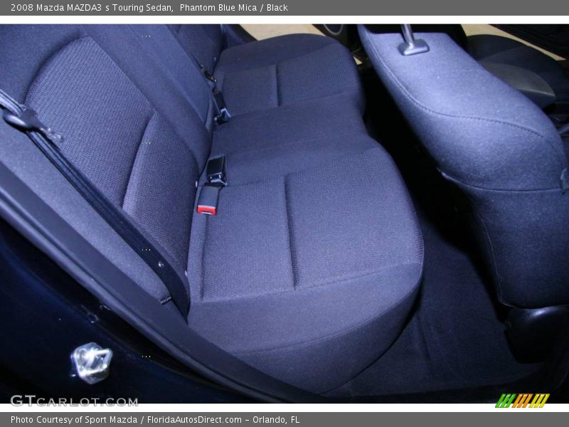 Phantom Blue Mica / Black 2008 Mazda MAZDA3 s Touring Sedan