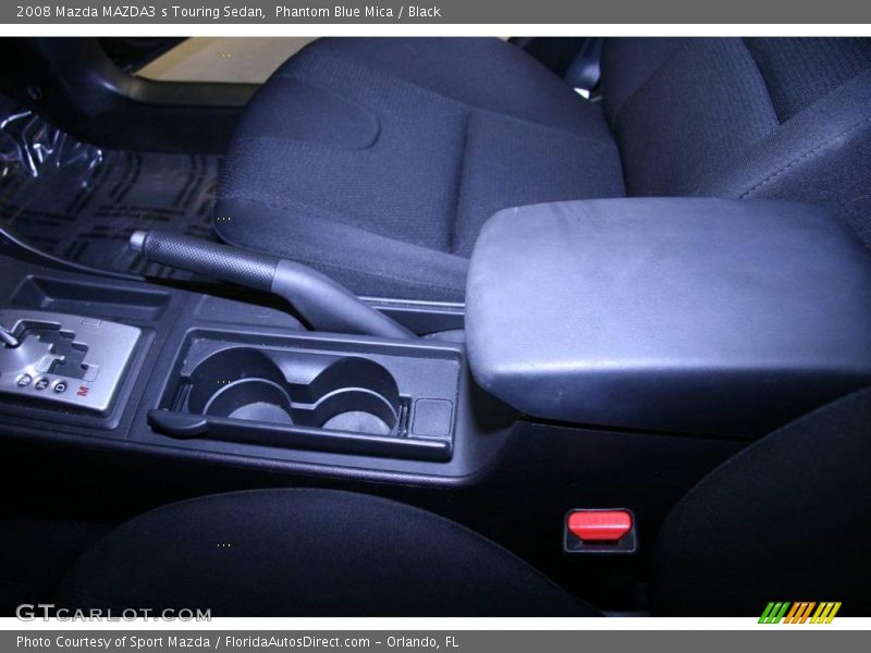 Phantom Blue Mica / Black 2008 Mazda MAZDA3 s Touring Sedan