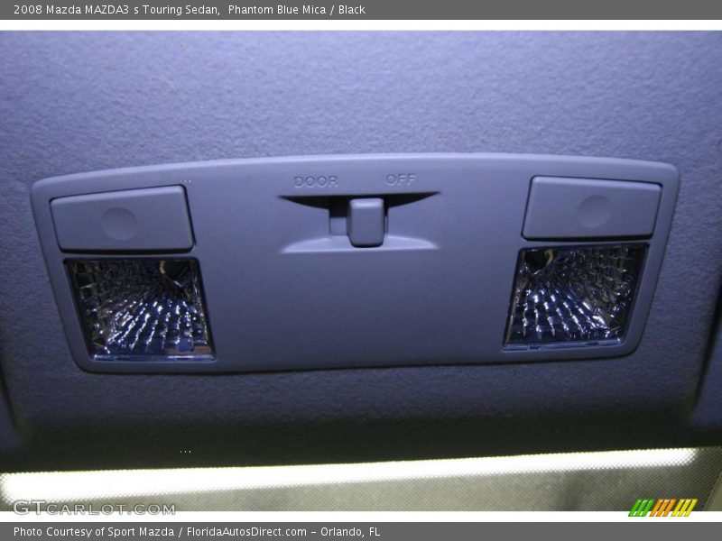 Phantom Blue Mica / Black 2008 Mazda MAZDA3 s Touring Sedan