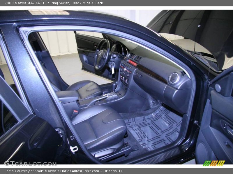 Black Mica / Black 2008 Mazda MAZDA3 i Touring Sedan