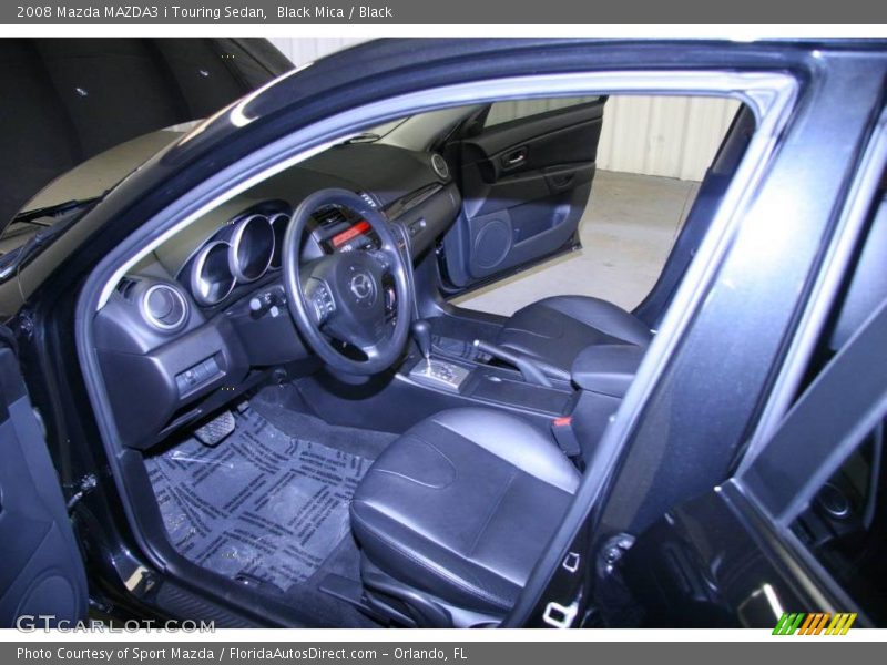 Black Mica / Black 2008 Mazda MAZDA3 i Touring Sedan