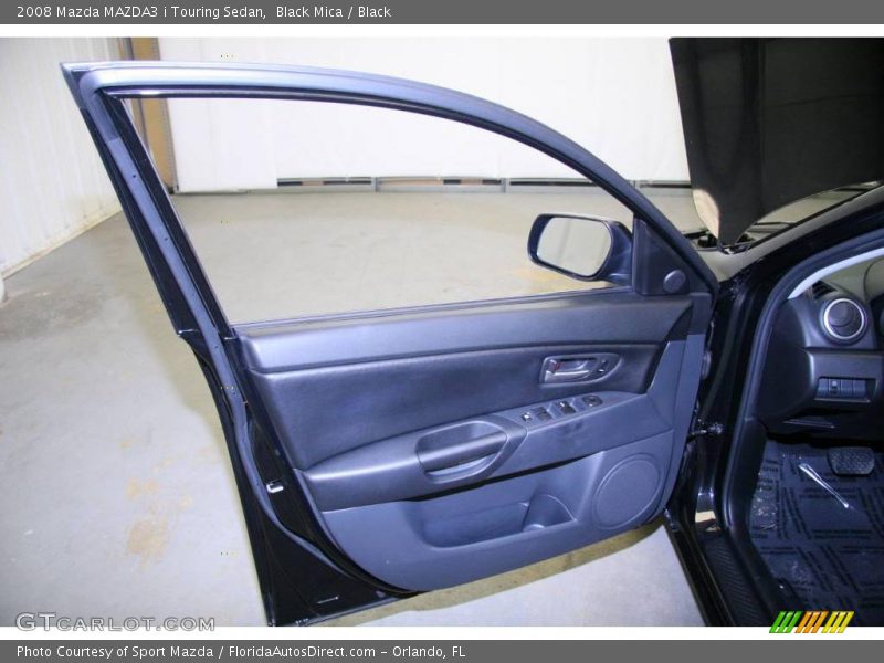 Black Mica / Black 2008 Mazda MAZDA3 i Touring Sedan