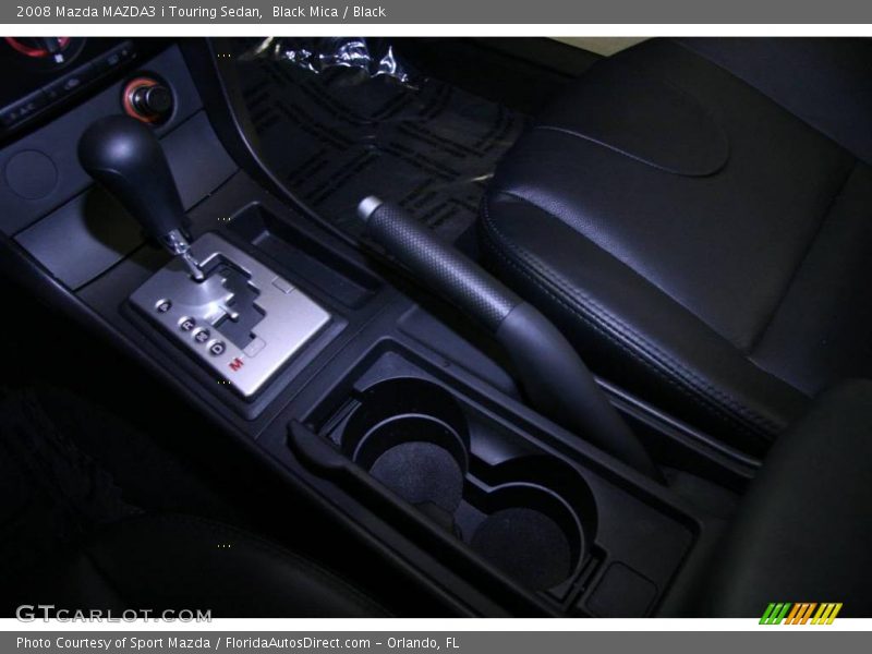 Black Mica / Black 2008 Mazda MAZDA3 i Touring Sedan