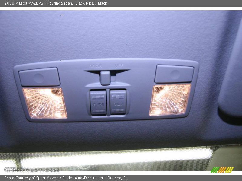 Black Mica / Black 2008 Mazda MAZDA3 i Touring Sedan